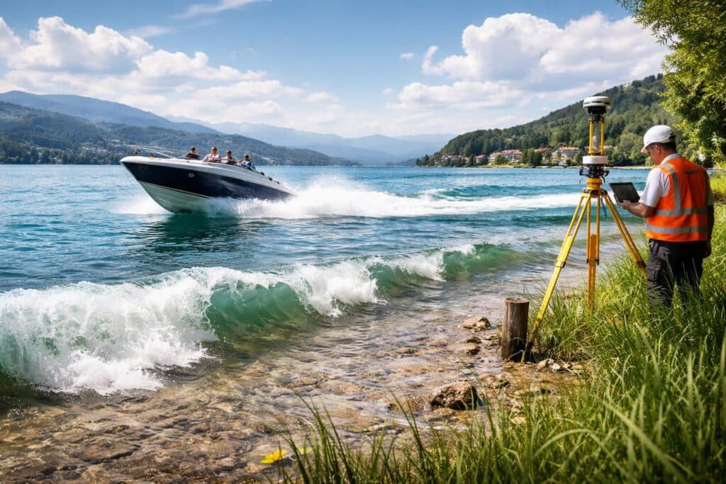 Bootswellen beeinflussen den Wörthersee