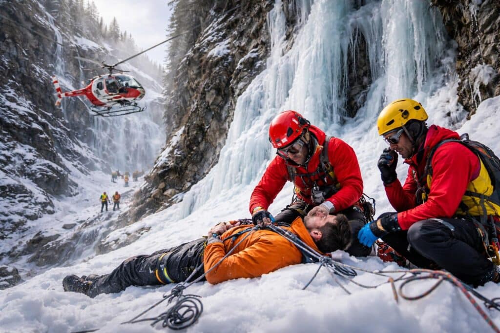 Eiskletterunfall