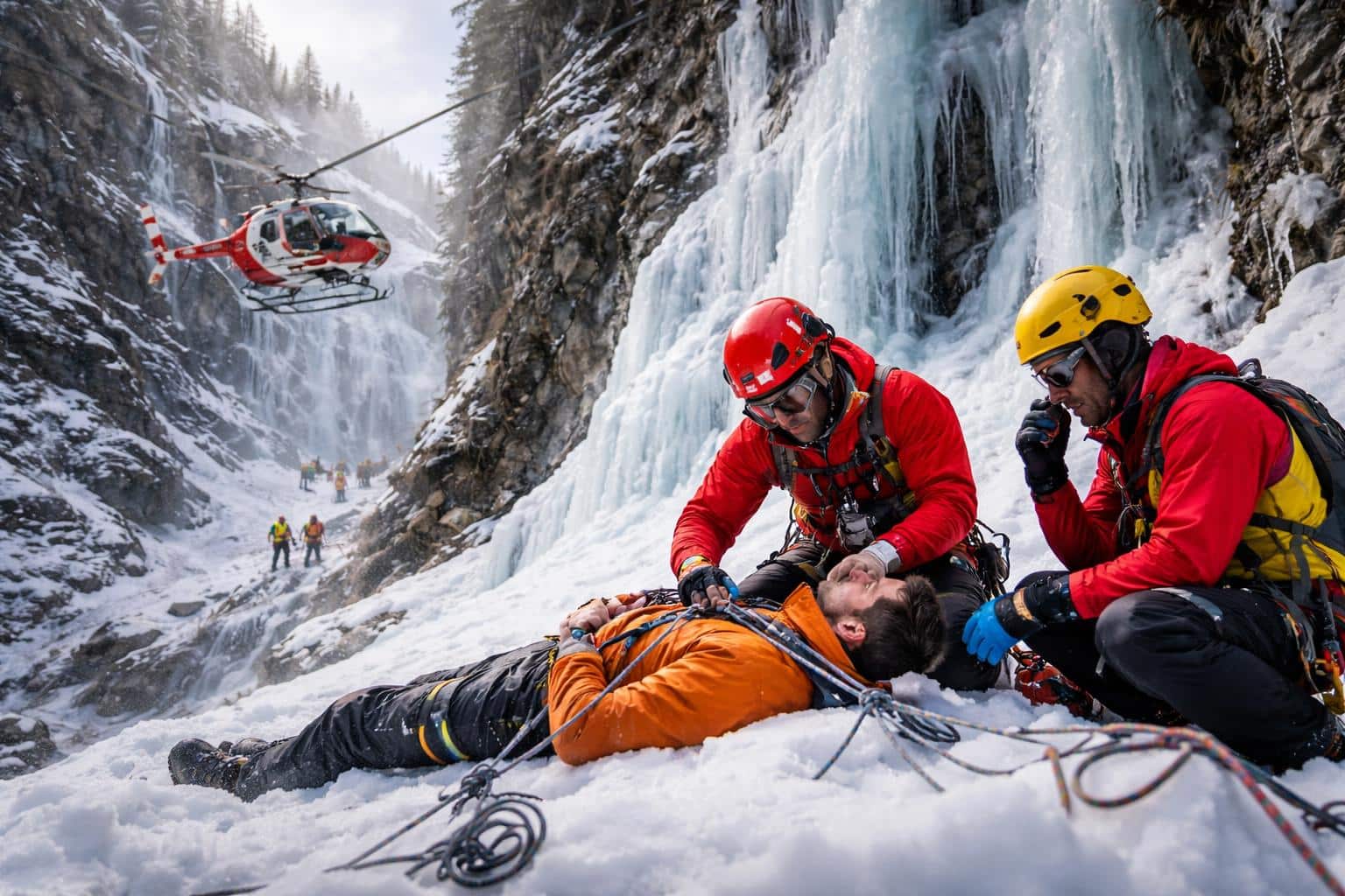 Eiskletterunfall