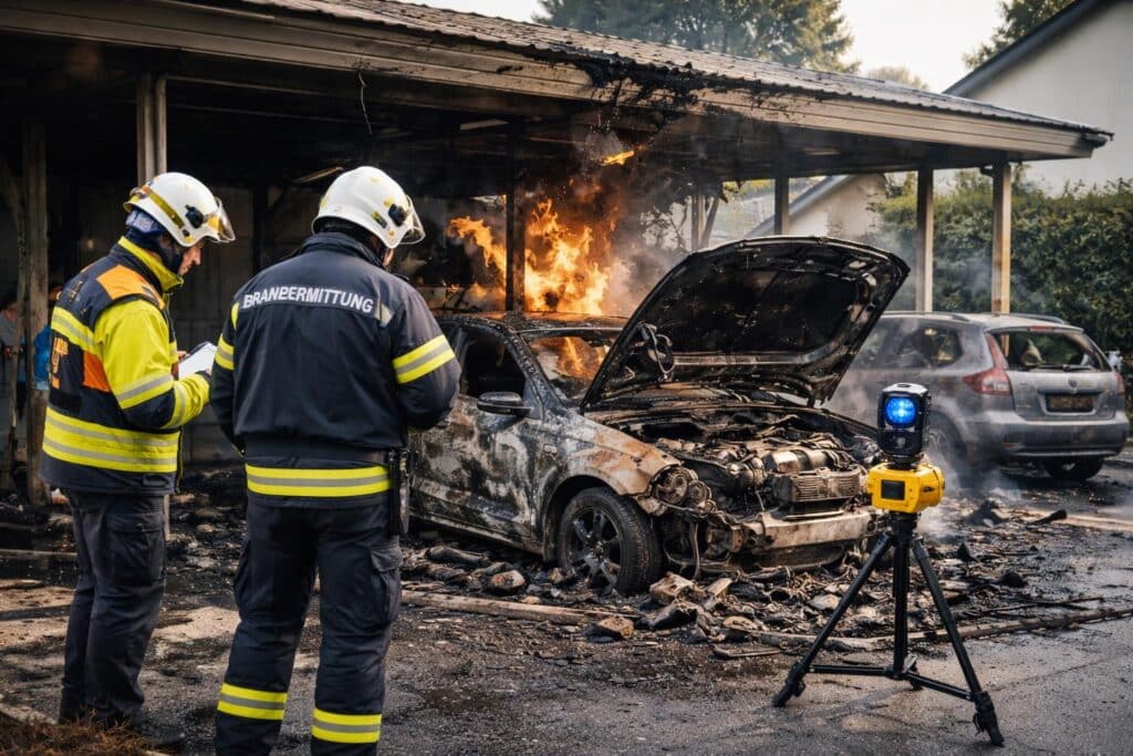 Klärung der Brandursache