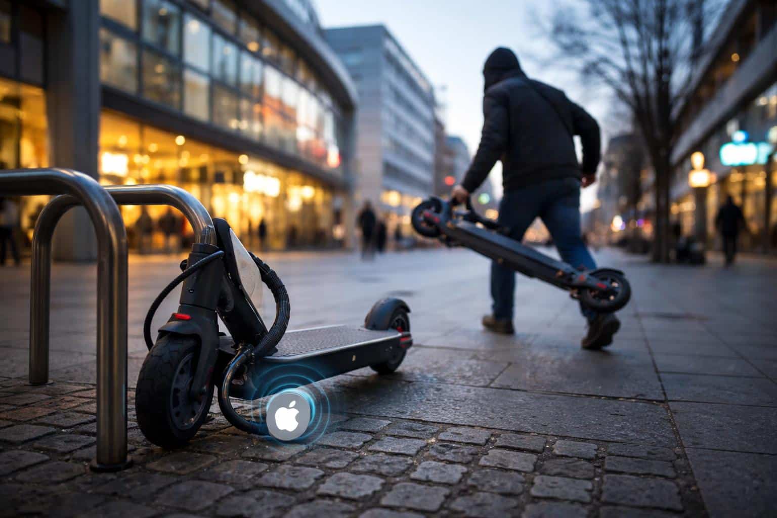 Diebstahl eines Scooters