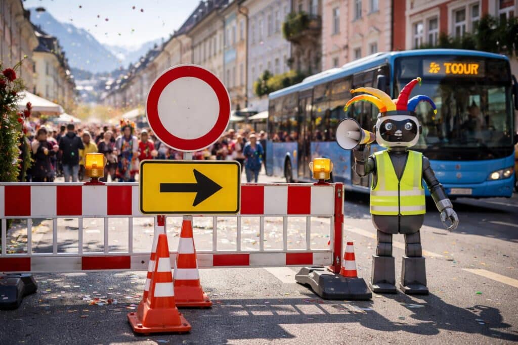 Sperren und Umleitungen am Faschingssamstag