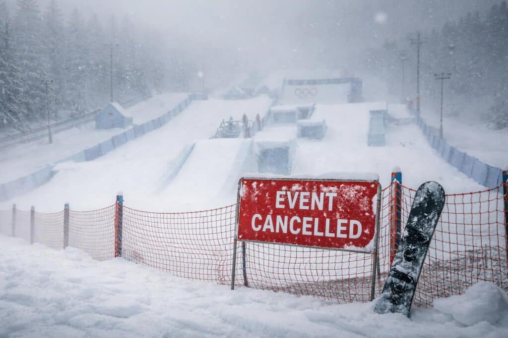Slopestyle-Finale wetterbedingt abgesagt
