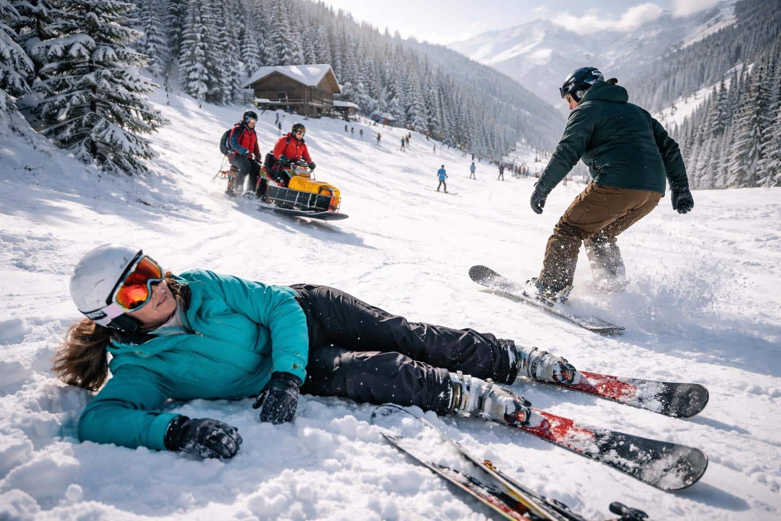 Skikollision mit Fahrerflucht