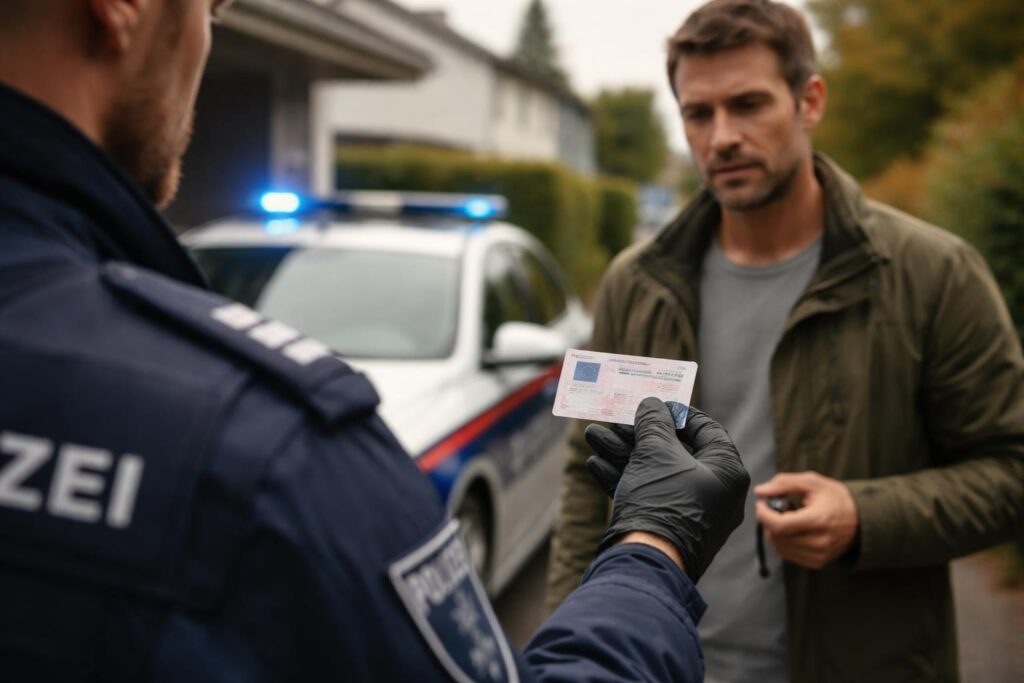 Entziehung der Anhaltung - Führerscheinabnahme