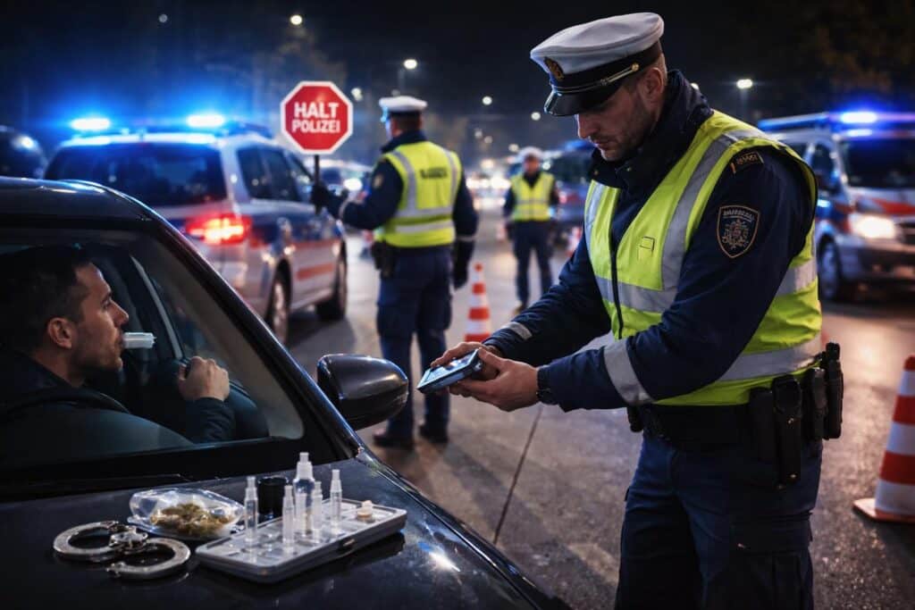 Landesweiter Verkehrsschwerpunkt Alkohol und Drogen am Steuer