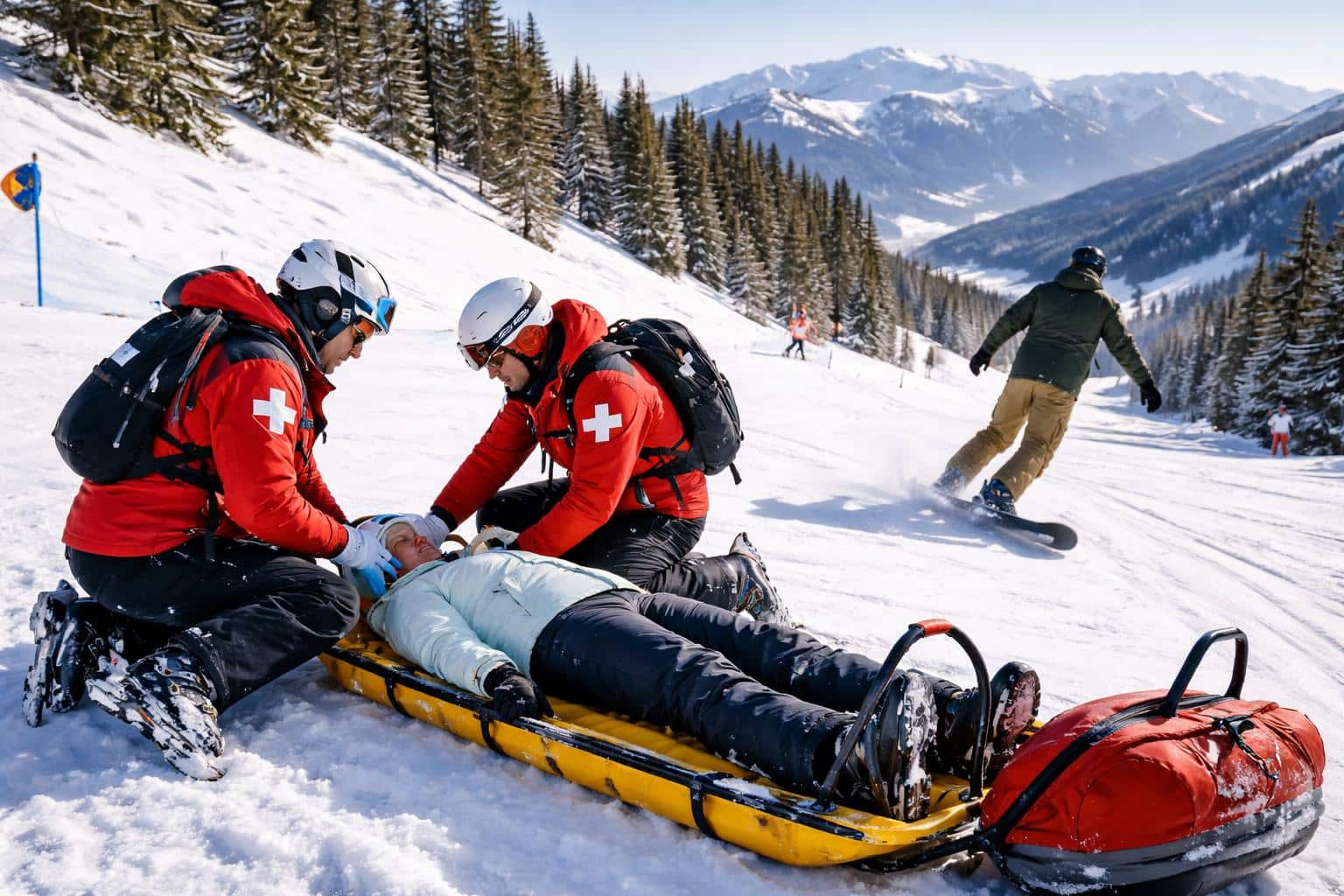 Snowboarder nach Pistenunfall geflüchtet
