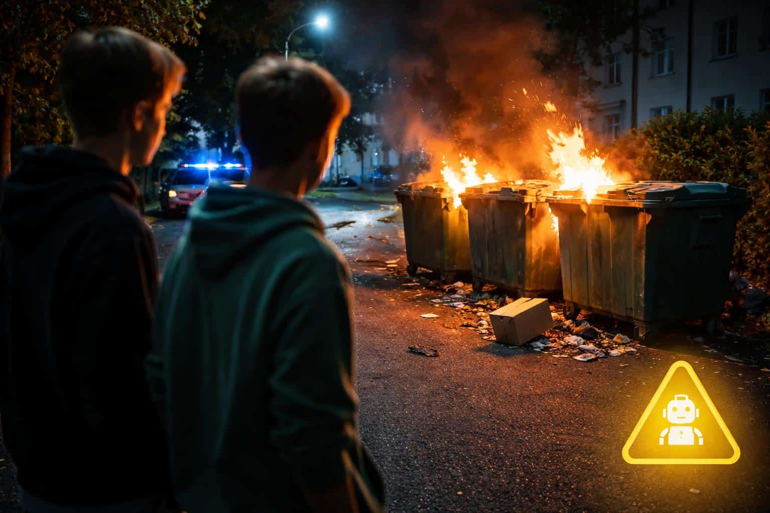 Jugendliche als Brandstifter ausgeforscht