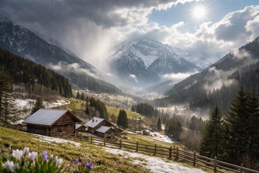 Schnee, Föhn und Frühlingsgefühle