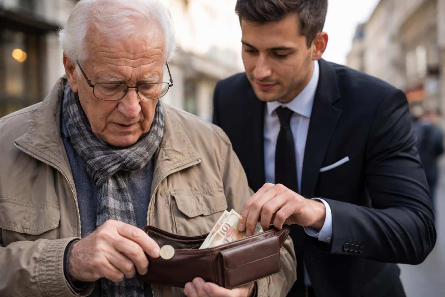 Wechseltrick: Senior um Bargeld bestohlen
