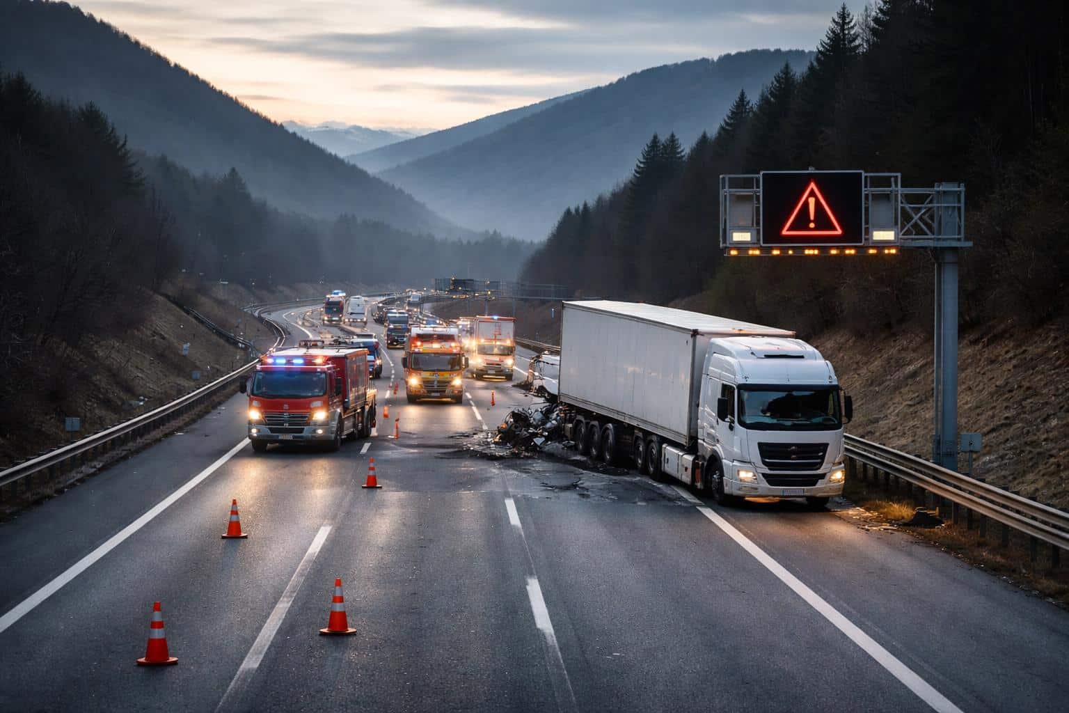 A2 Süd Autobahn, Graz Richtung Klagenfurt