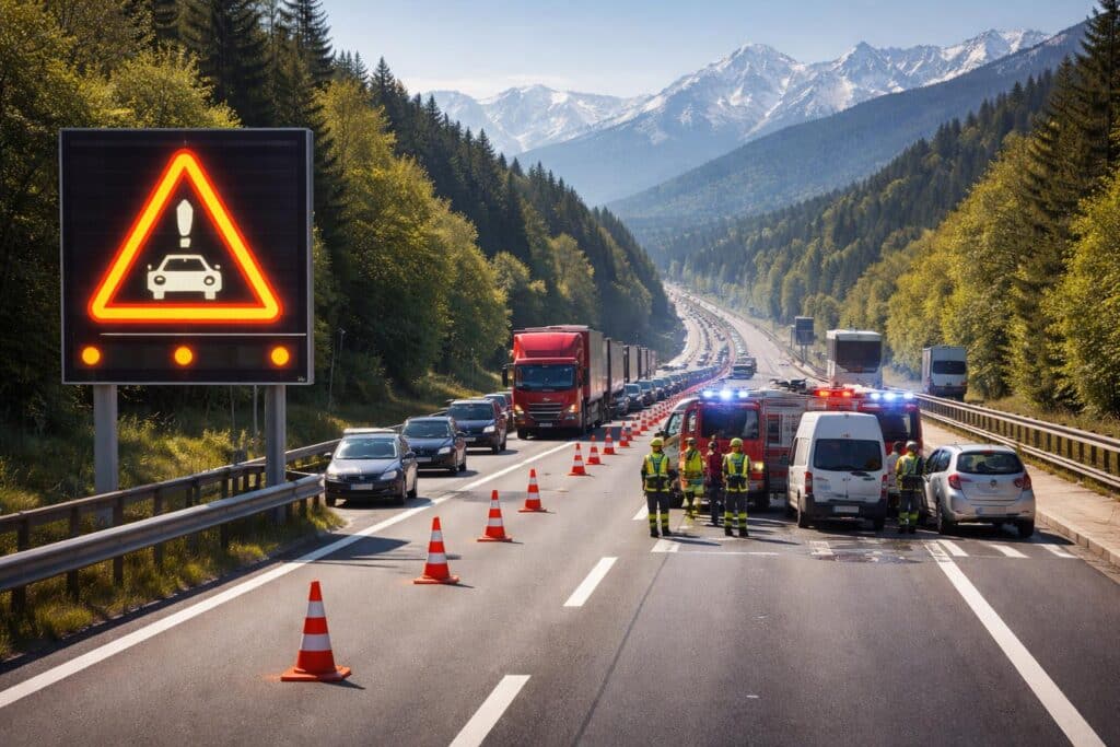 A2 Süd Autobahn, Graz Richtung Klagenfurt