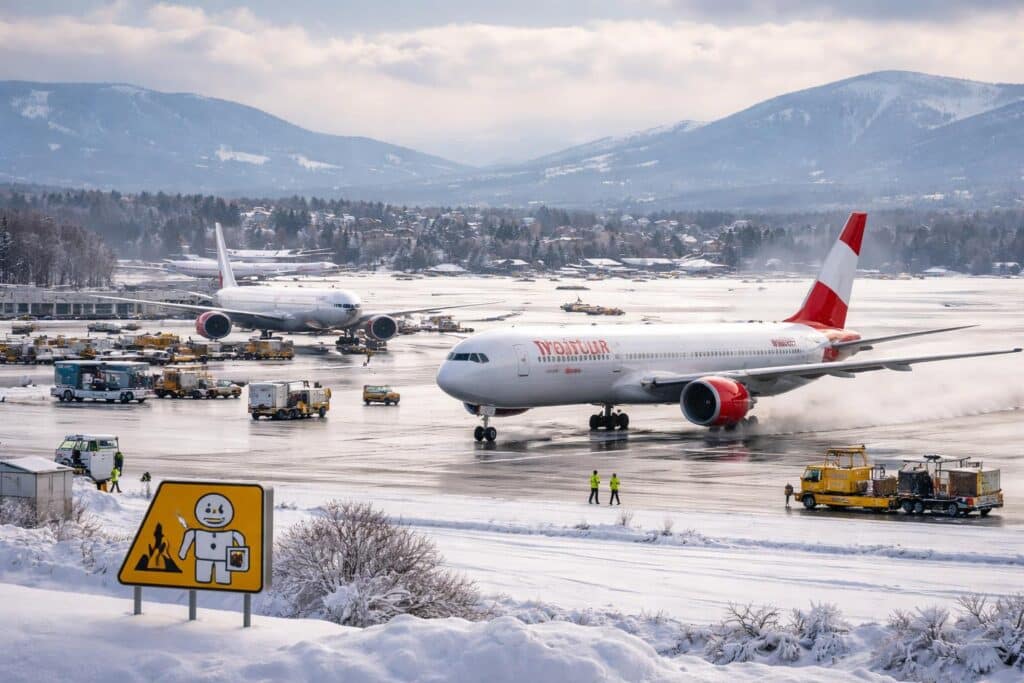 Flugverkehr umgeleitet: Viel los in Klagenfurt