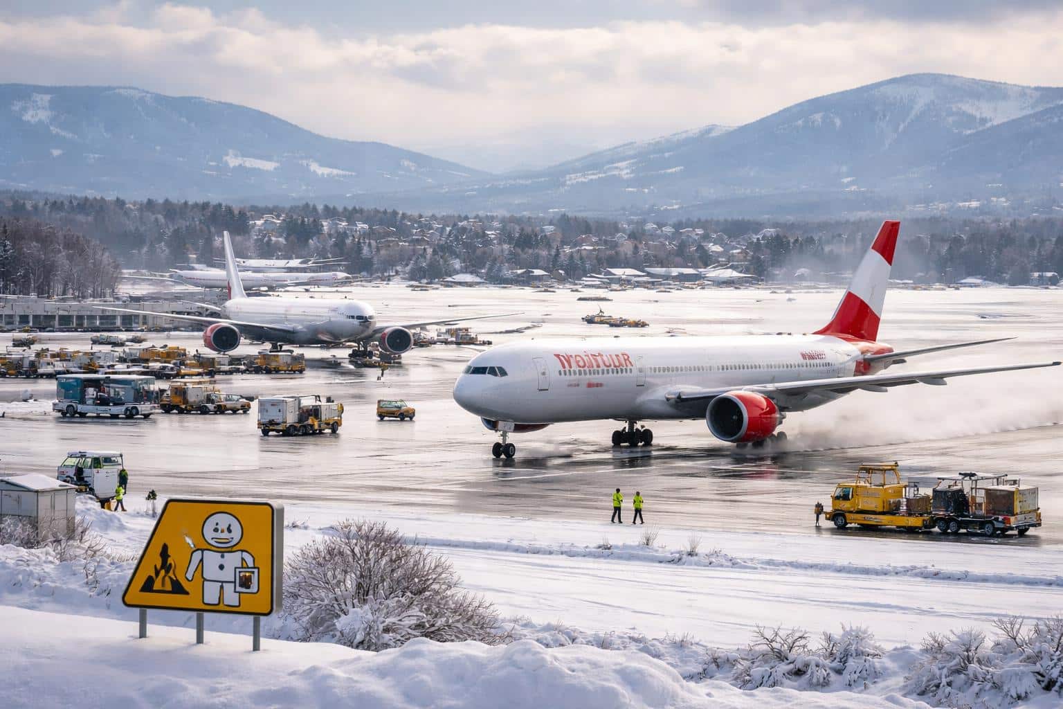 Flugverkehr umgeleitet: Viel los in Klagenfurt