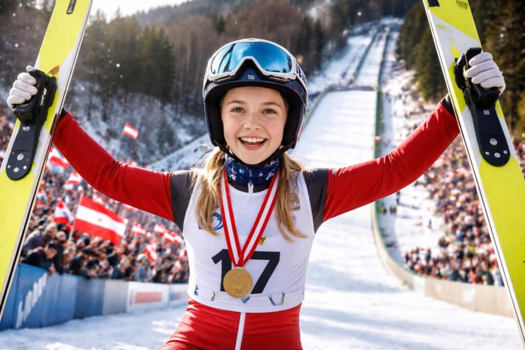 Amy Dögl holte Gold im Springen und in der Kombi!