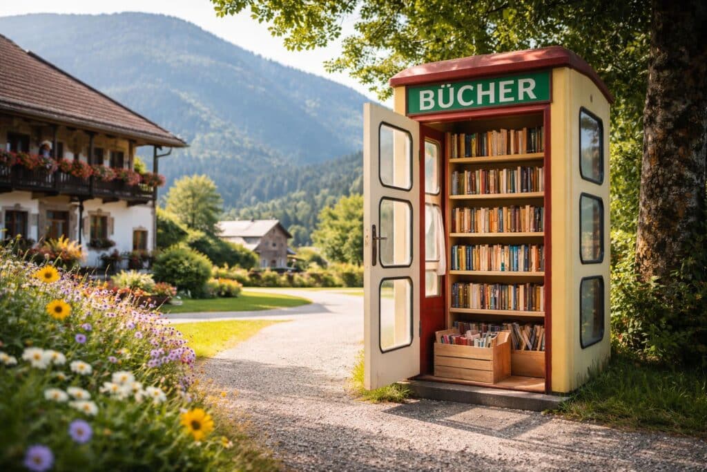 Lesestoff aus der Telefonzelle