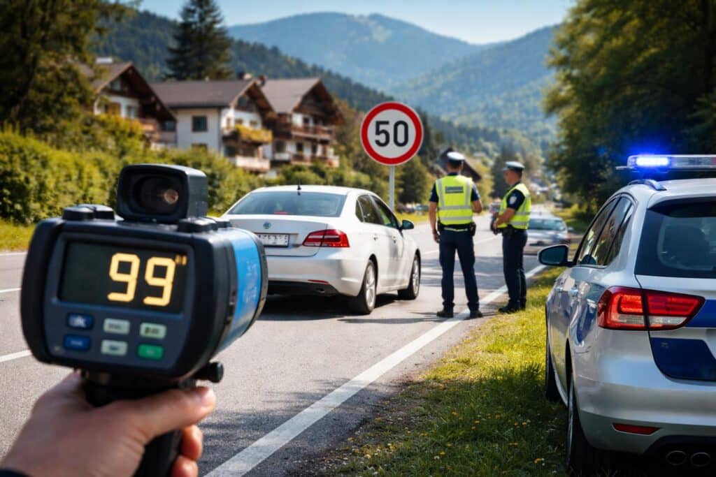 Mit 99 km/h durch das Ortsgebiet