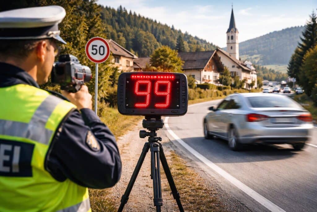 Erhebliche Geschwindigkeitsüberschreitung im Bezirk St. Veit an der Glan
