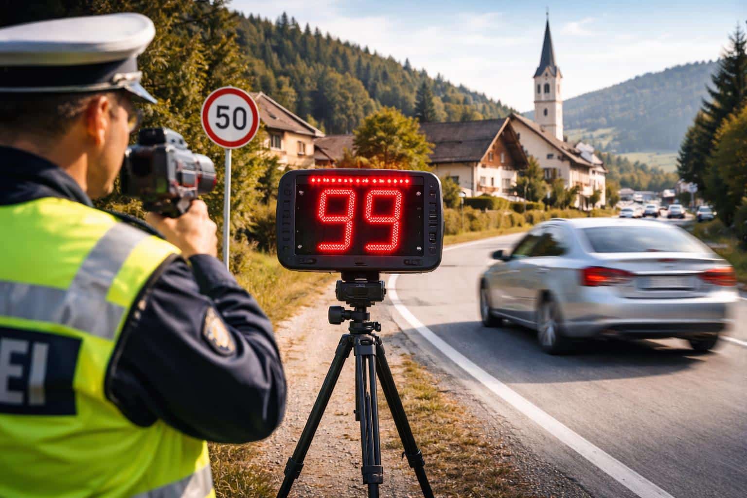 Erhebliche Geschwindigkeitsüberschreitung im Bezirk St. Veit an der Glan