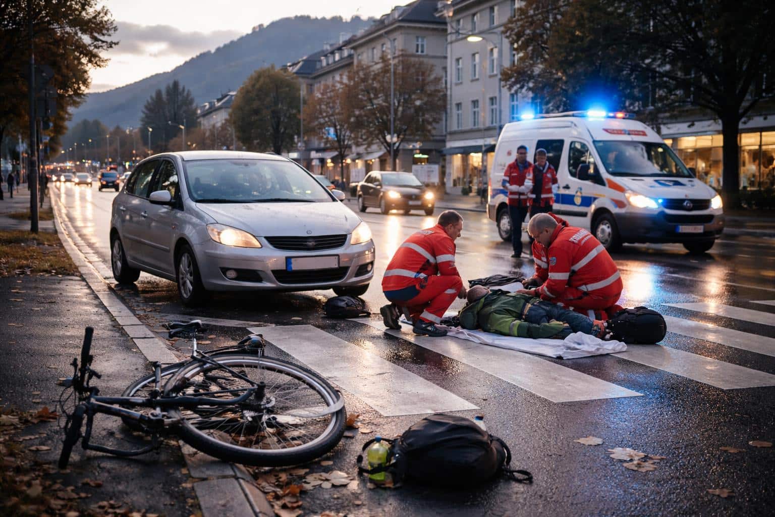 Verkehrsunfall mit Personenschaden in Villach