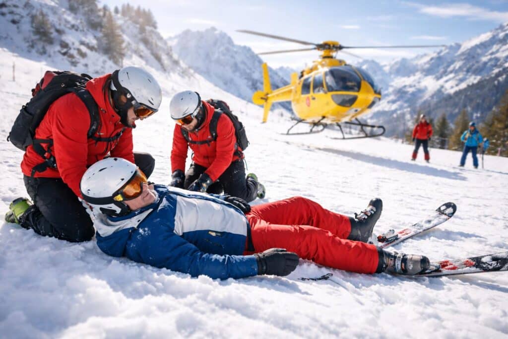 Zusammenstoß auf Piste: 75-Jähriger verletzt