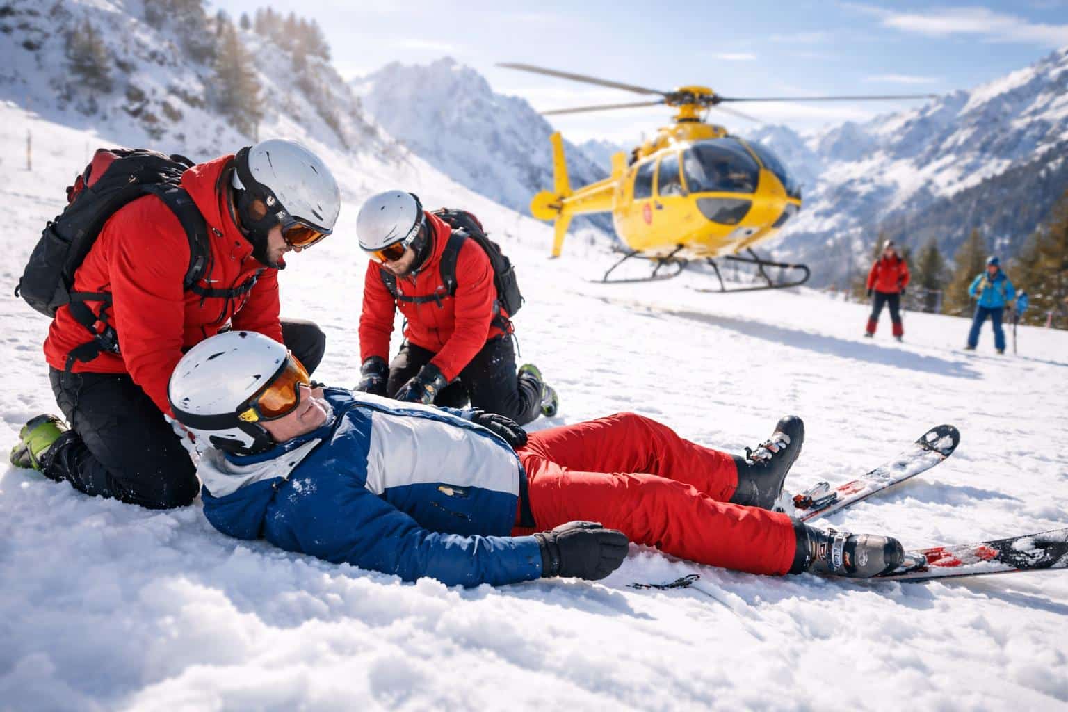 Zusammenstoß auf Piste: 75-Jähriger verletzt