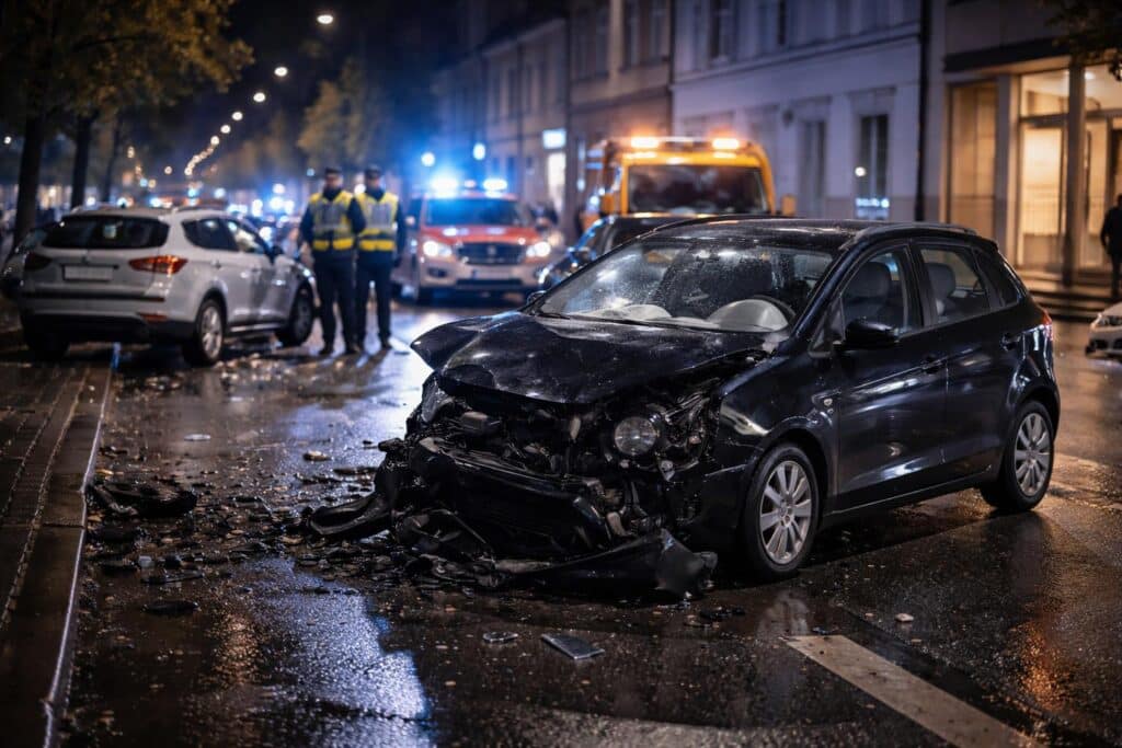 Unerlaubte Fahrt ohne Führerschein endet mit Unfall