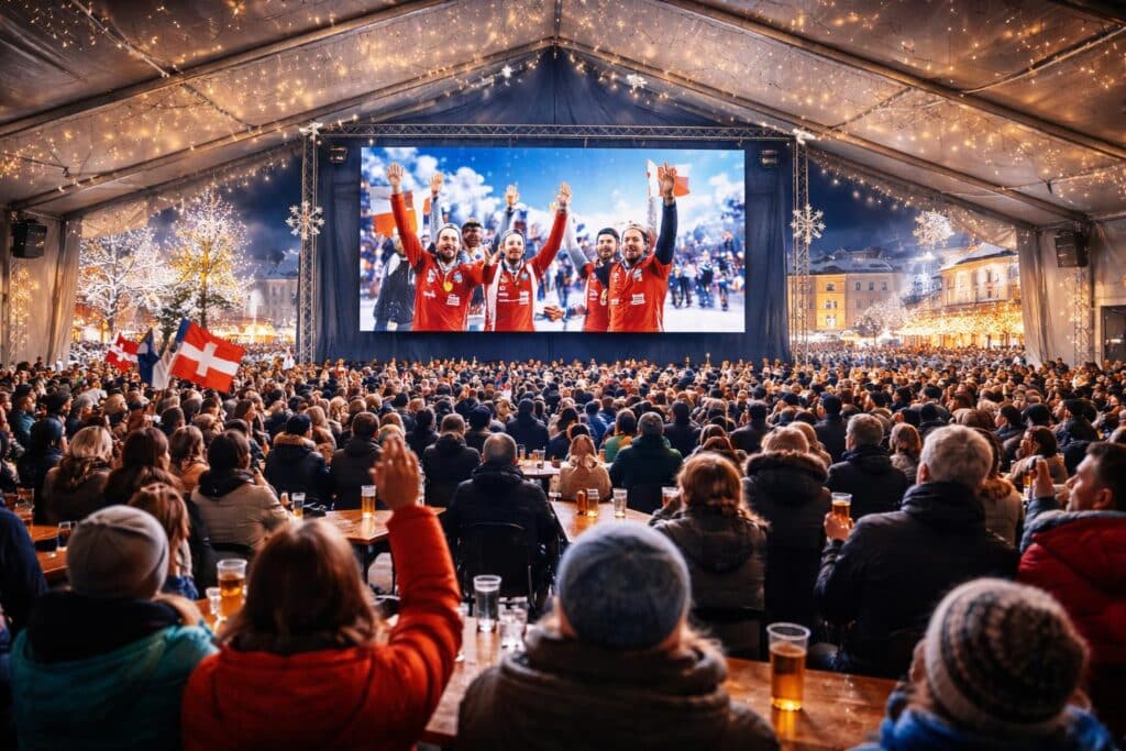 Positive Bilanz nach Winter-Public-Viewing