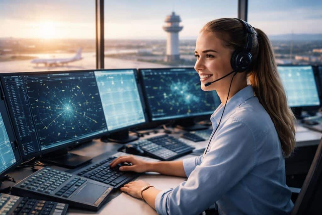 Austro Control wirbt online um Fluglotsinnen