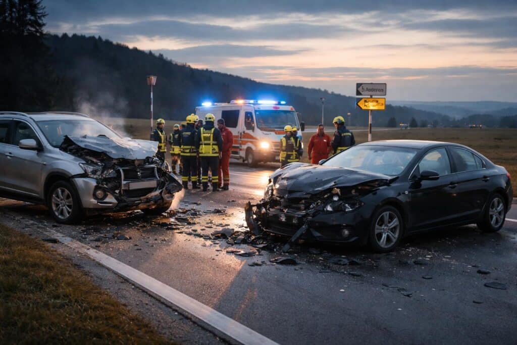 Verkehrsunfall im Bezirk Wolfsberg