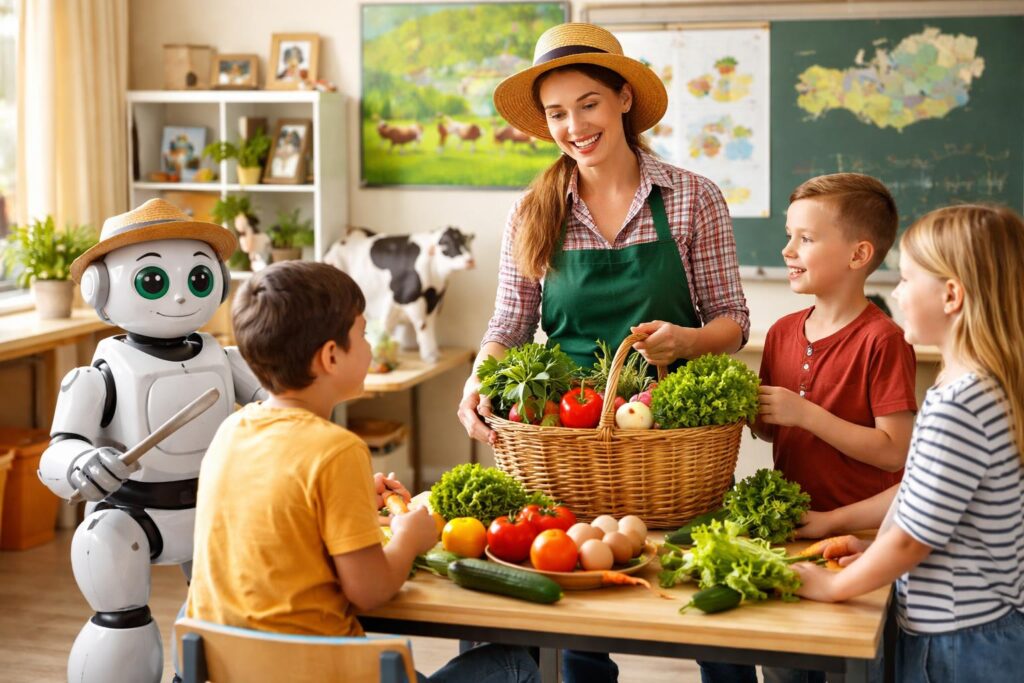 Seminarbäuerinnen bringen Bauernhofwissen in Volksschulen