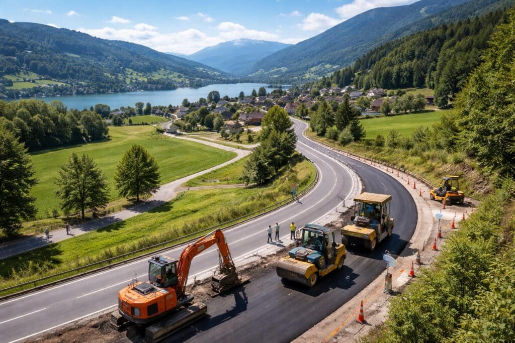 Über fünf Millionen Euro für Straßen in Feldkirchen und St. Veit