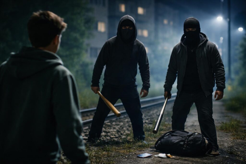 Verdacht auf schweren Raub - Klärung