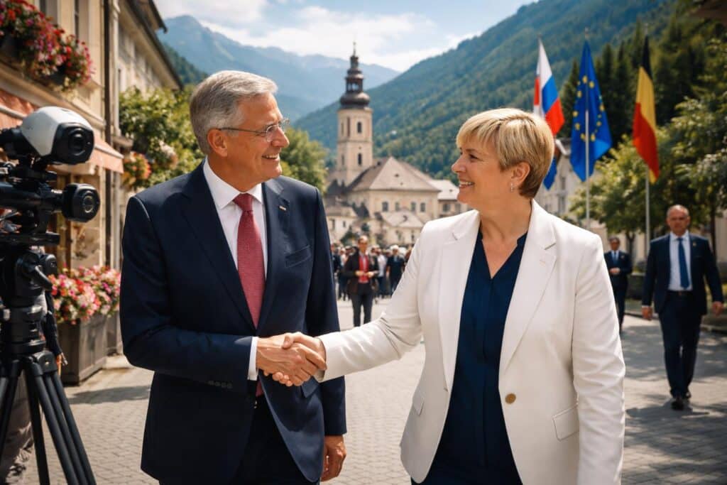 Eisenkappel im Zentrum der Diplomatie: Kaiser trifft Sloweniens Präsidentin