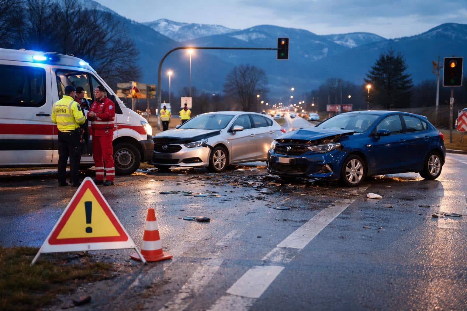 Verkehrsunfall mit Personenschaden in Landskron - Zeugenaufruf