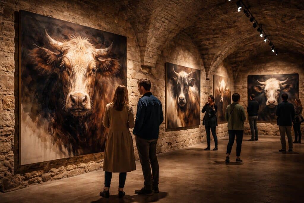 „Die Kuh als Seele“ im Schloss Porcia