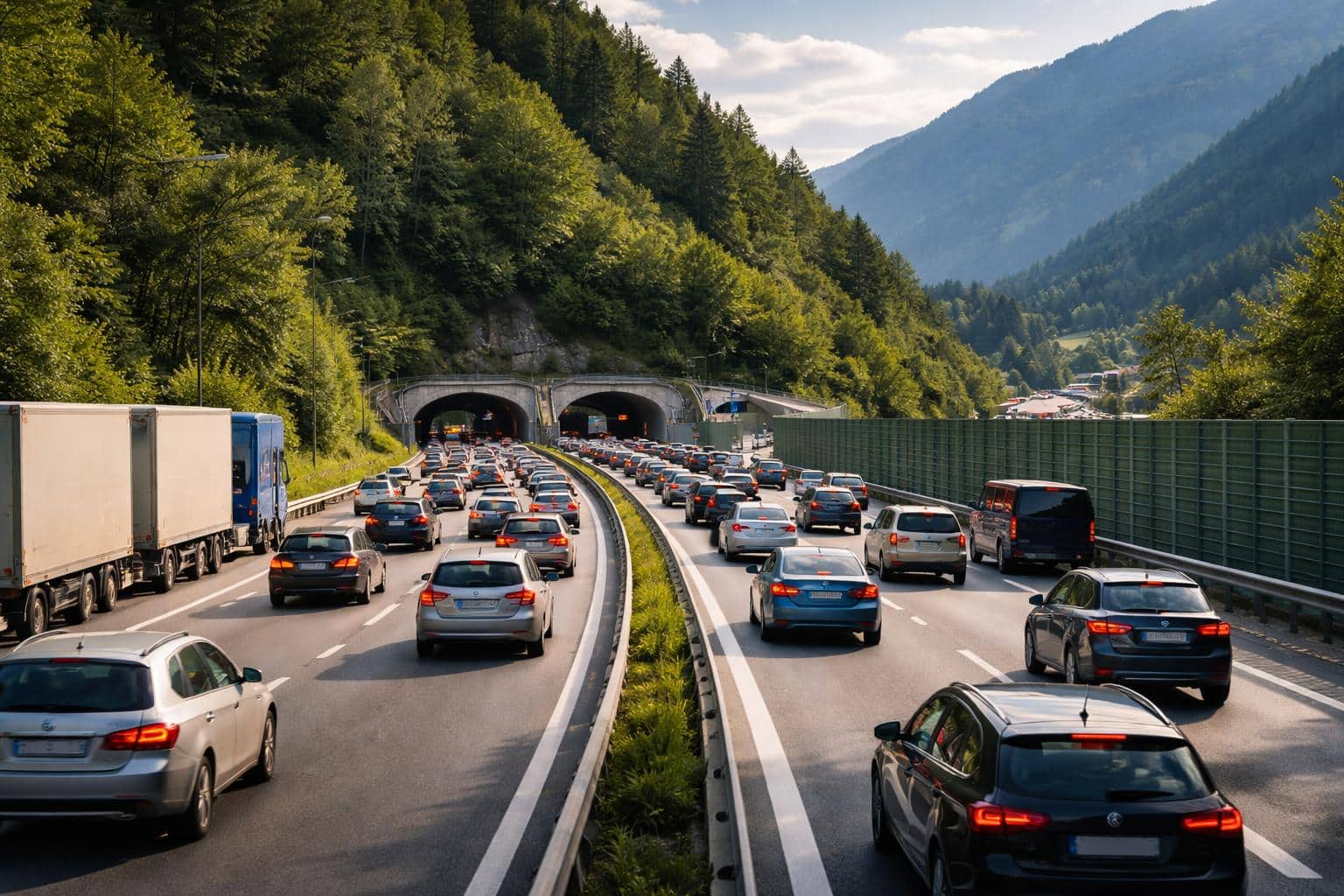 A10 Tauern Autobahn, Salzburg Richtung Villach