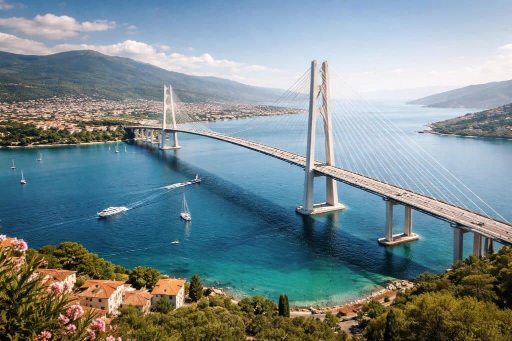 223 Millionen Euro teures Projekt: „Golden Gate Brücke“ von Dalmatien