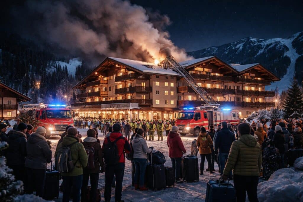 Kaminbrand: 180 Urlauber aus Hotel am Nassfeld evakuiert