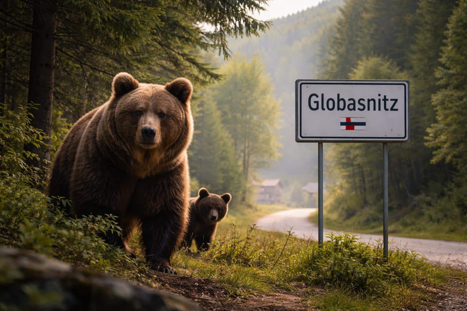 Wurde fotografiert: Bürgermeister warnt vor Braunbär in Globasnitz