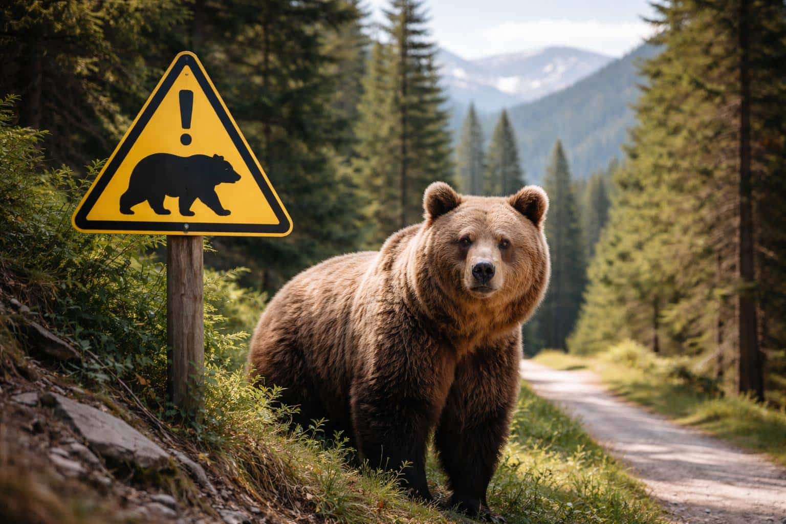Bär nahe Luschaalmstraße gesichtet: Bürgermeister ruft zur Vorsicht auf