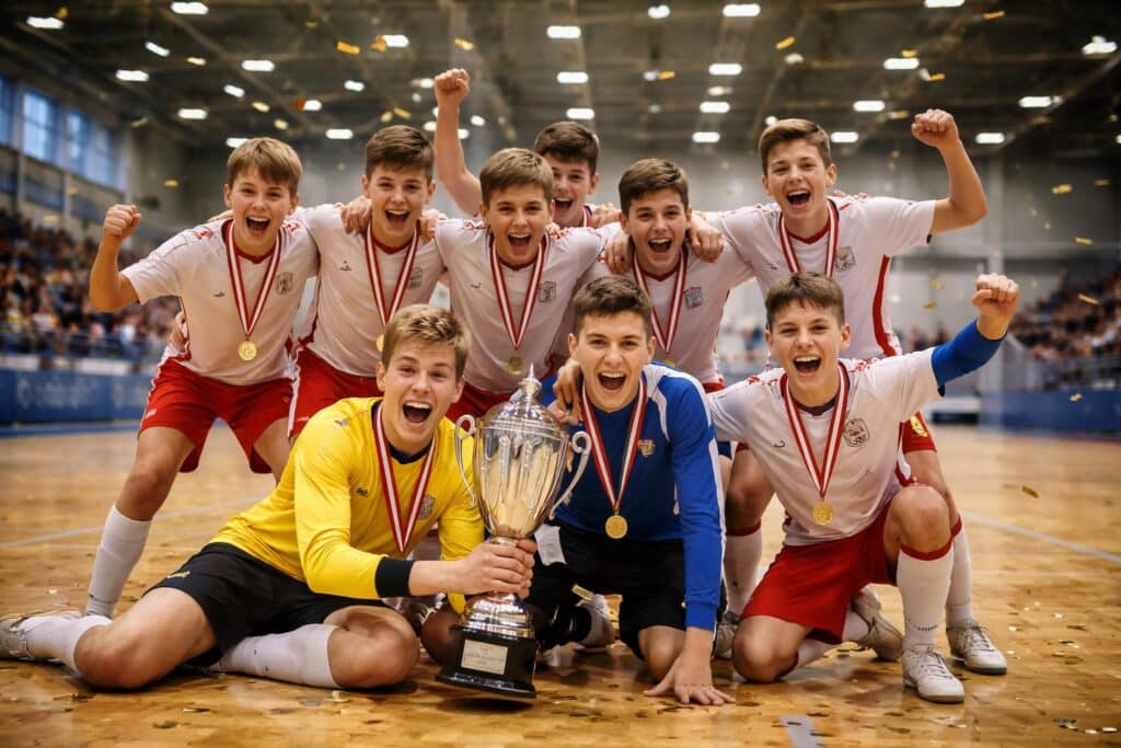 Sie sind Kärntner Vize-Meister im Futsal!