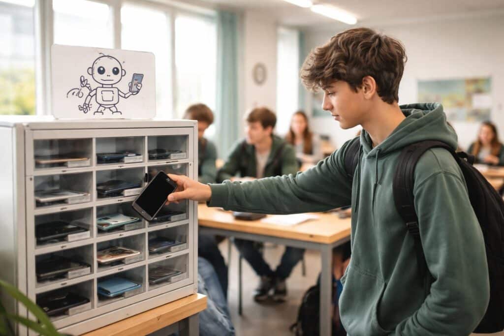 Experiment in Schulen: „Drei Wochen ohne Handy werden echt arg“