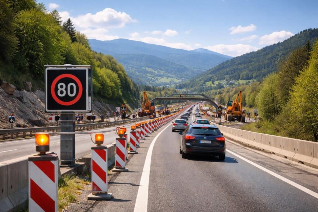 A2 Süd Autobahn, Graz Richtung Klagenfurt