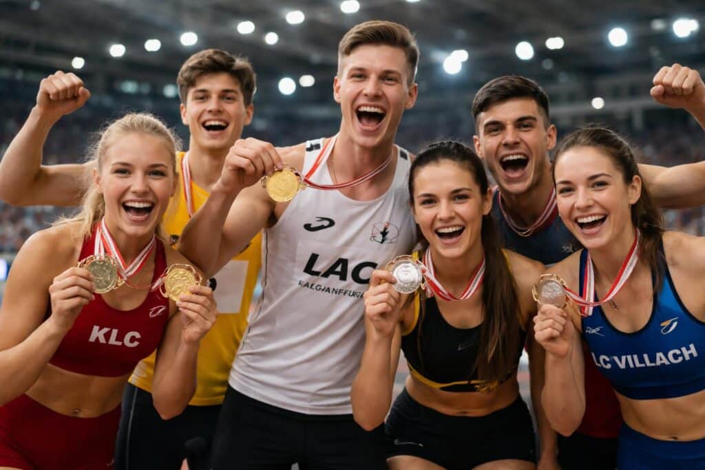 Kärnten holt 8 Medaillen in der Halle