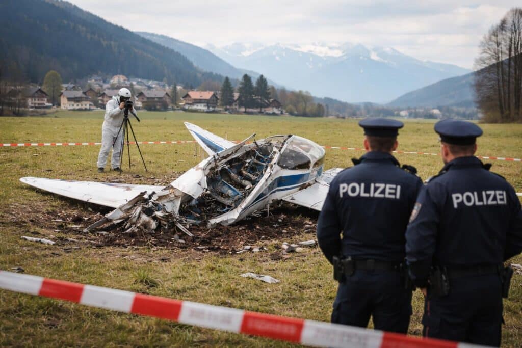 Absturz eines Ultraleichtflugzeugs
