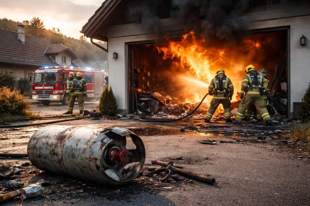 Explosion in Garage: Ursache für Brand in Kärntner Ortschaft geklärt
