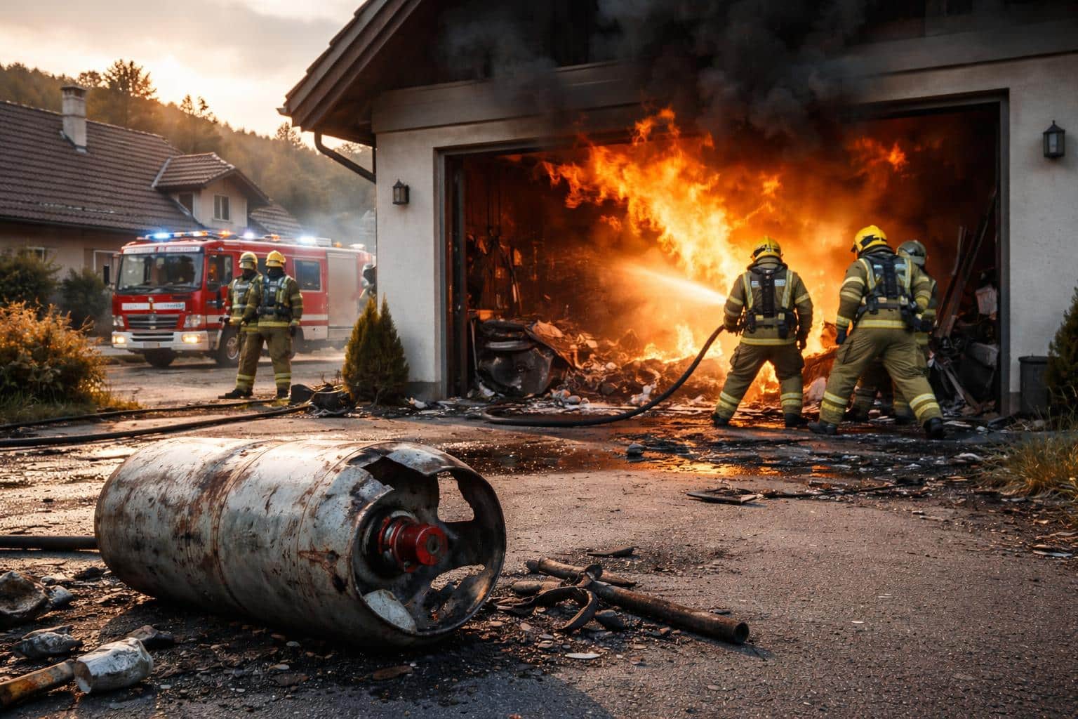 Explosion in Garage: Ursache für Brand in Kärntner Ortschaft geklärt