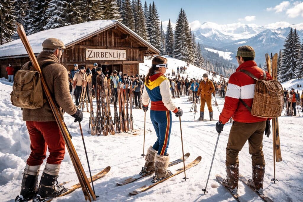 Nostalgieskitag am Hochrindl
