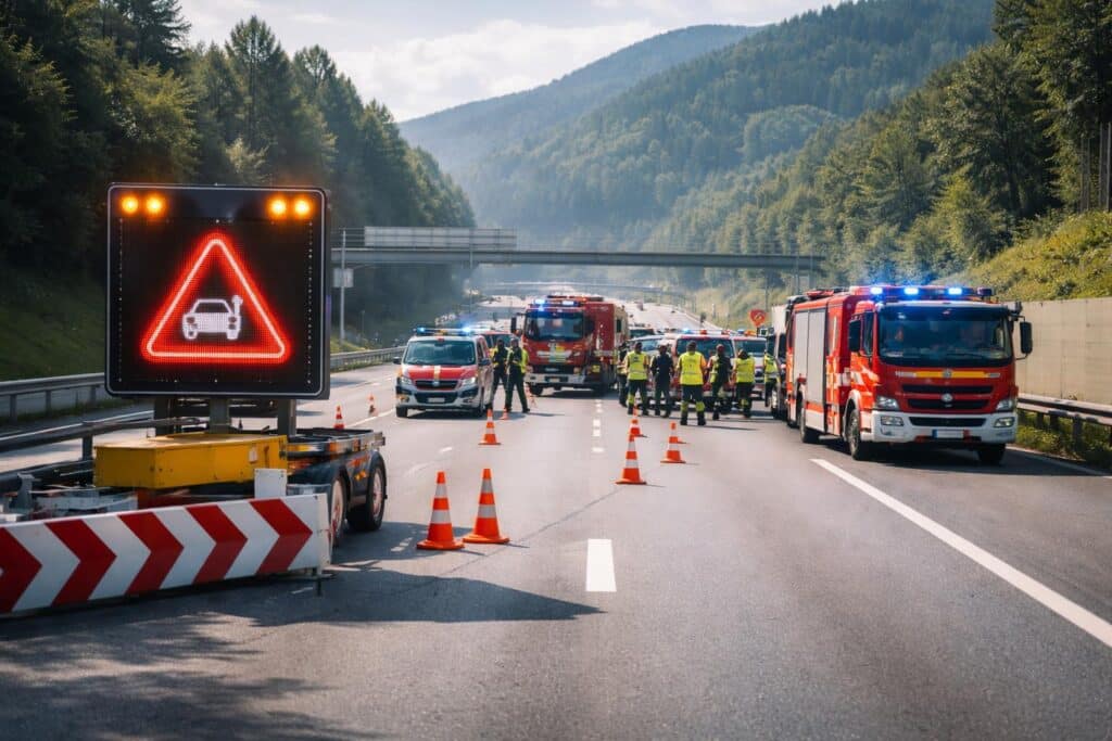 A2 Süd Autobahn, Graz Richtung Klagenfurt